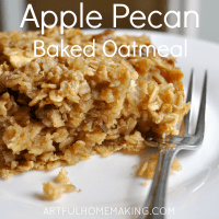 apple pecan baked oatmeal