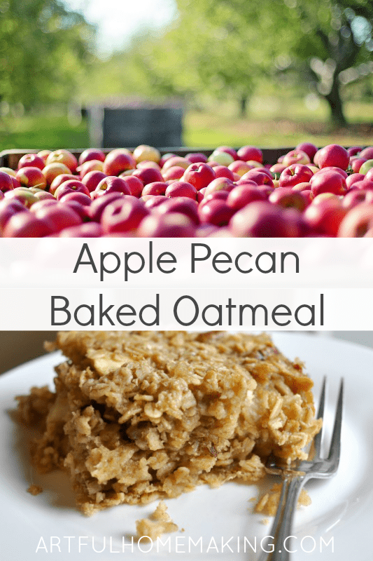 apple pecan baked oatmeal