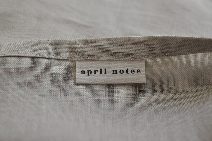 april notes linen bedding