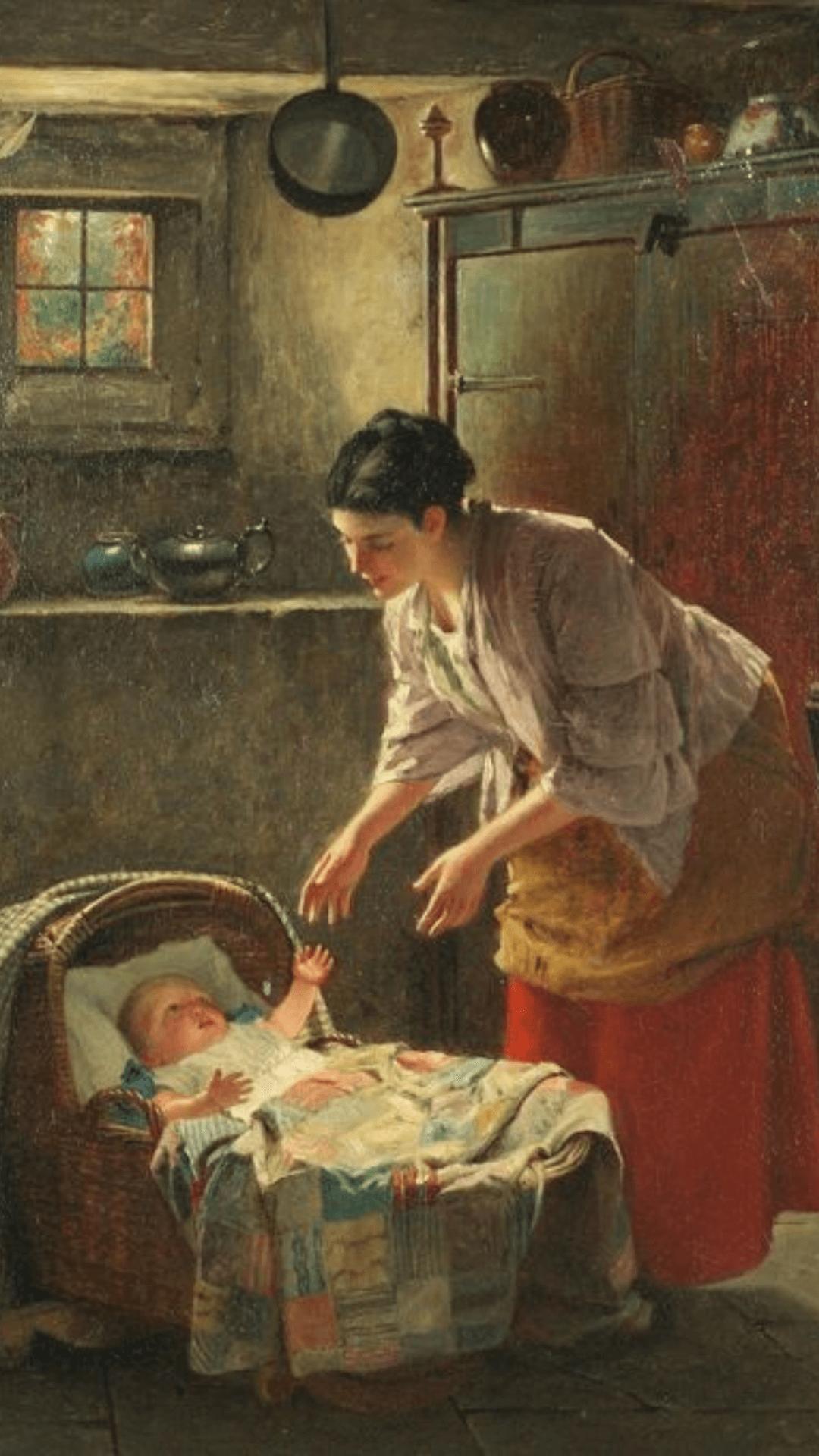 10 Free Beautiful Motherhood Art Phone Wallpapers