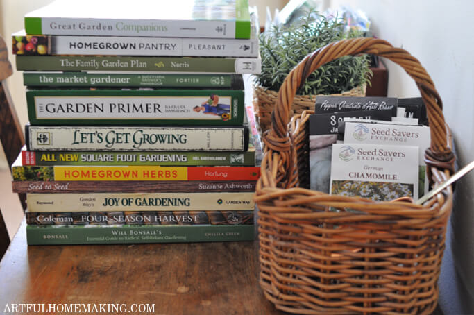 books on desk