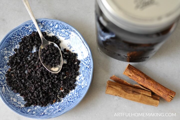 how to make elderberry syrup