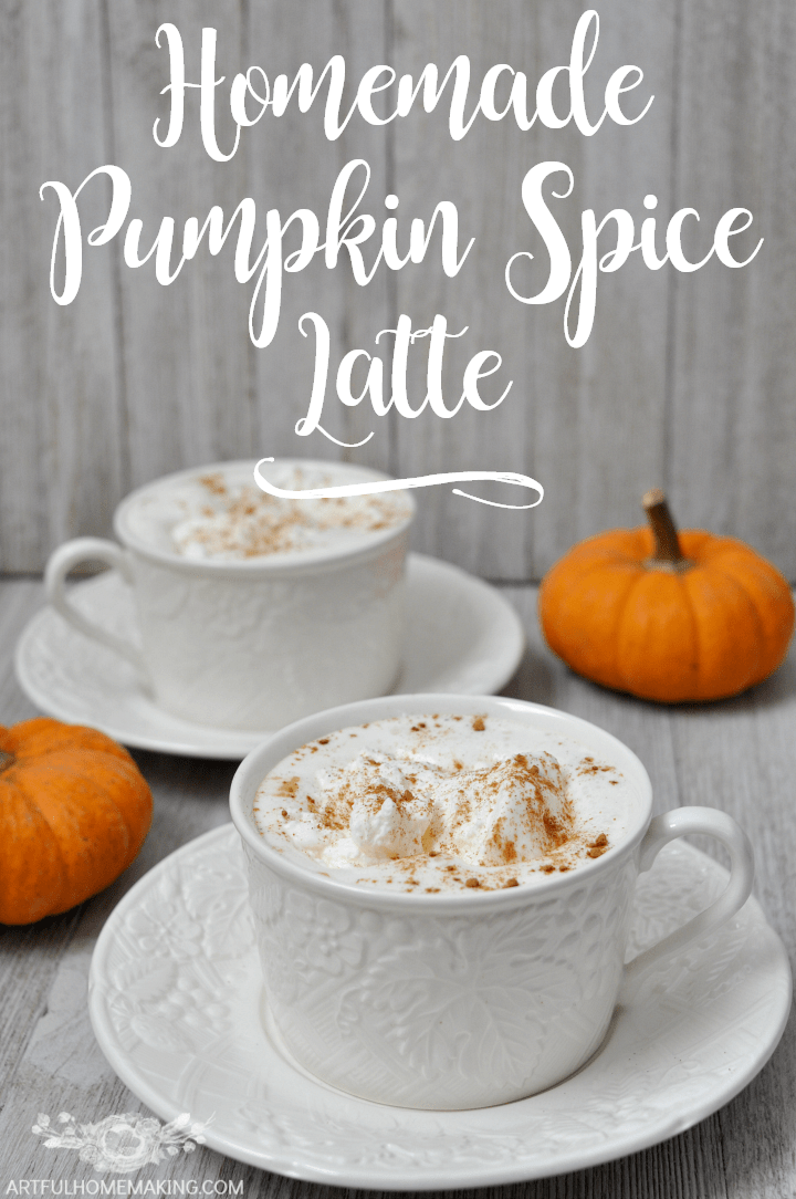 Make your own pumpkin spice latte at home with this delicious recipe!