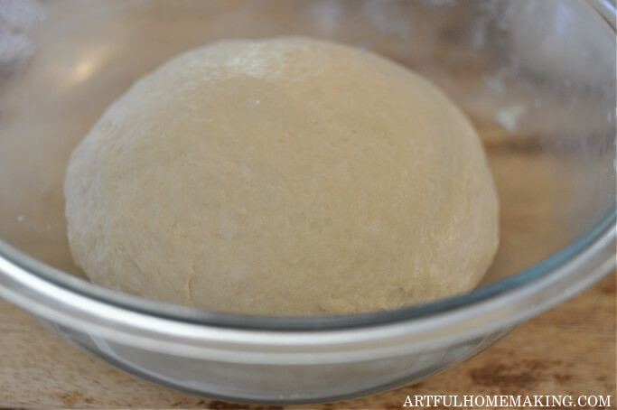 bread dough in bowl