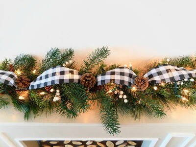 farmhouse christmas garland