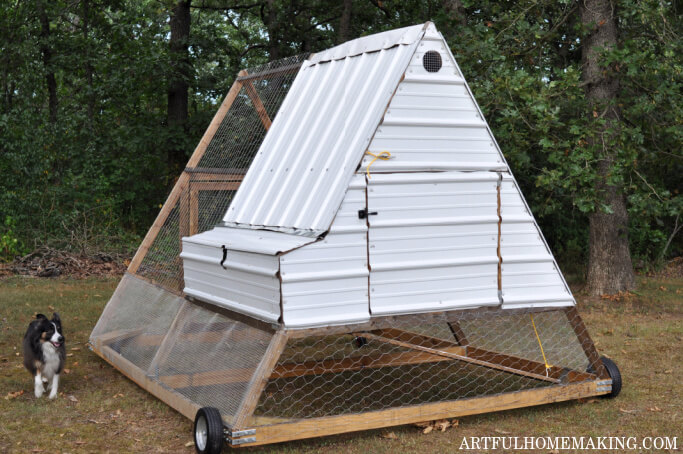 chicken coop tractor