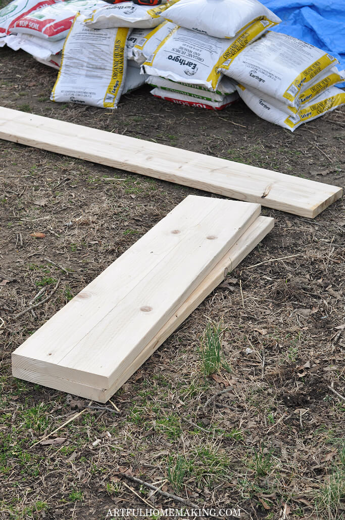 raised garden bed materials