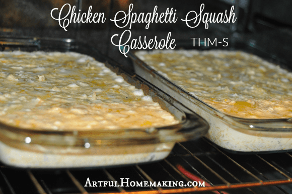 chicken spaghetti squash casserole