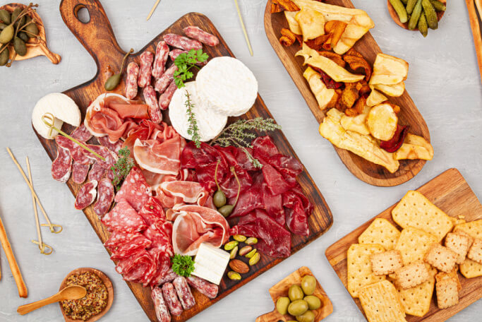 charcuterie board theme night dinner ideas