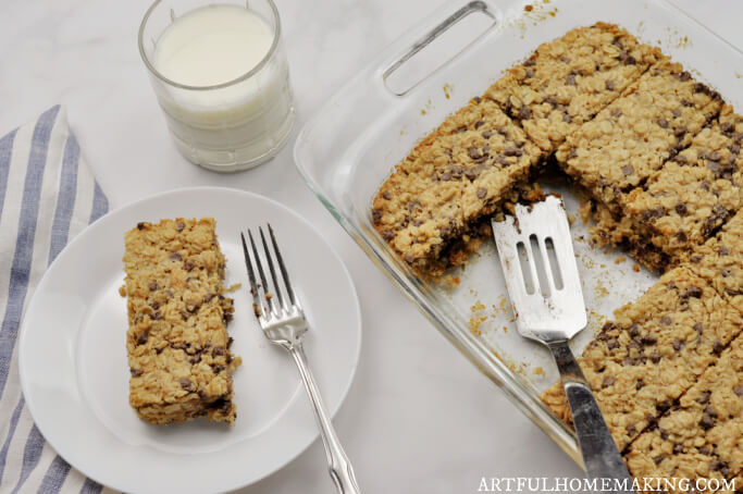 chocolate oatmeal bars