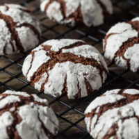 chocolate crinkle cookies