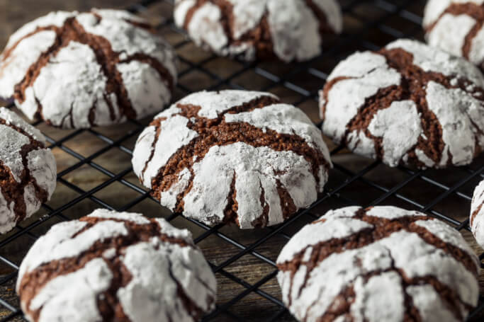 Chocolate Crinkle Cookies