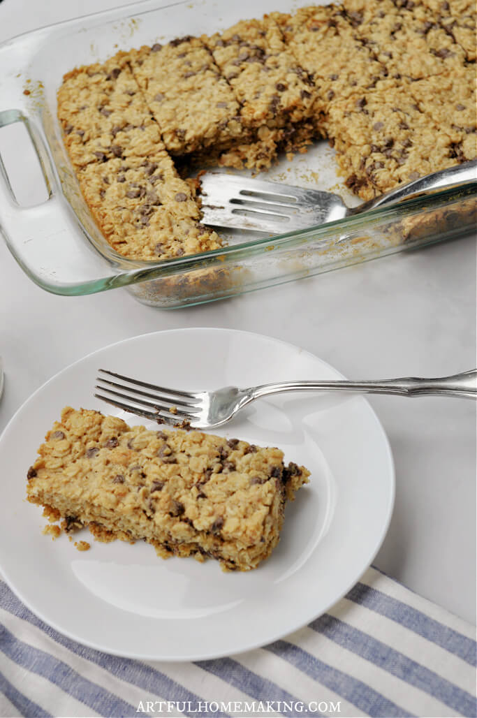 chocolate oatmeal bars