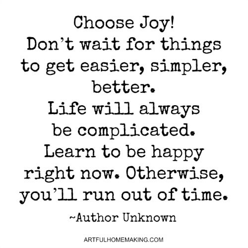 choose joy