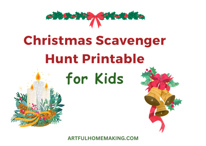 Christmas scavenger hunt