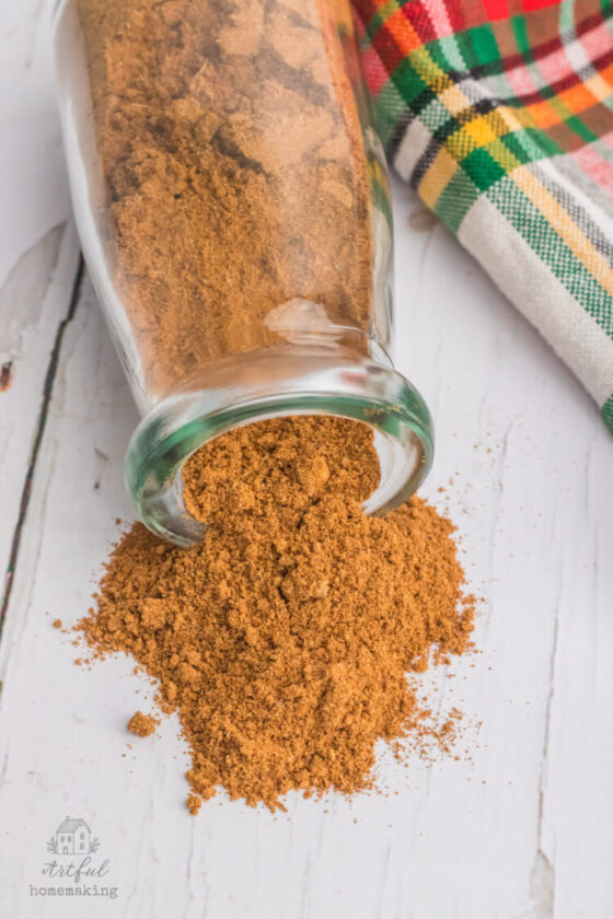 Christmas Spice Mix - Artful Homemaking