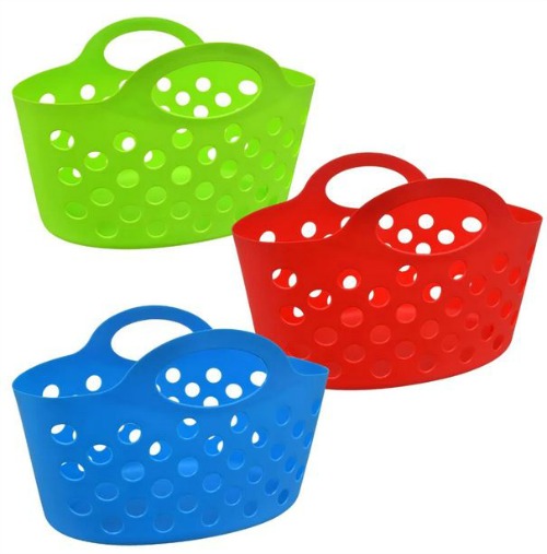 colorful dollar store storage totes