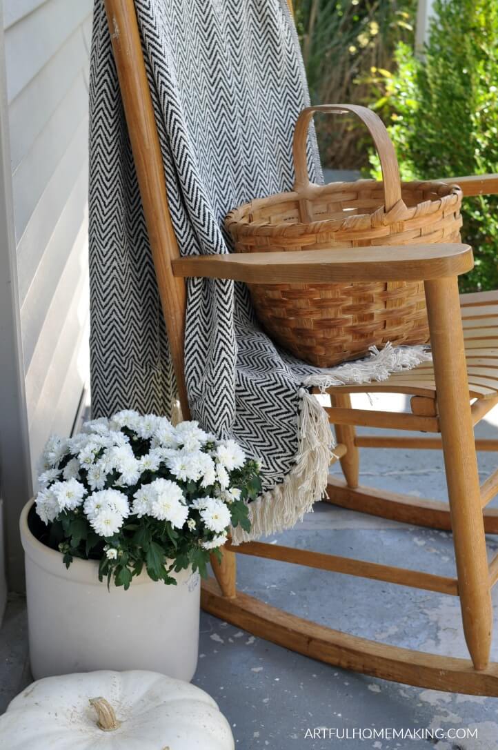 farmhouse inspired fall front porch tour