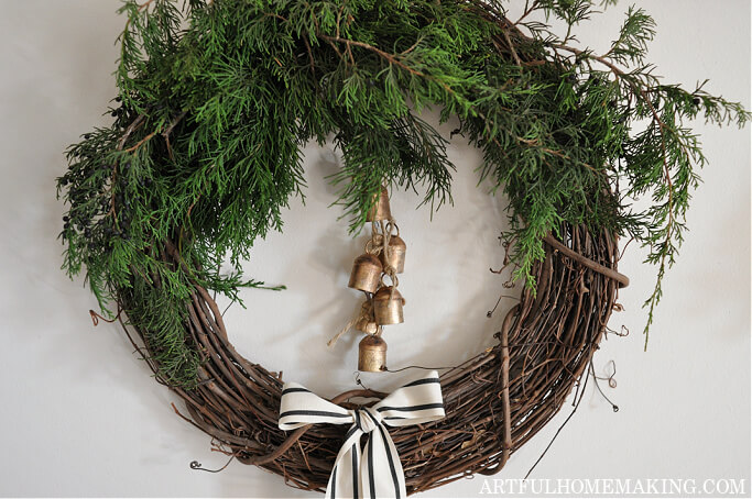 How To Make Ribbon And Ticking Christmas Ornaments - Thistle Key Lane