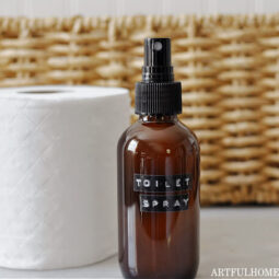 Homemade DIY Toilet Spray Recipe with Essential Oils