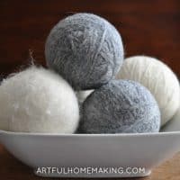 diy homemade wool dryer balls