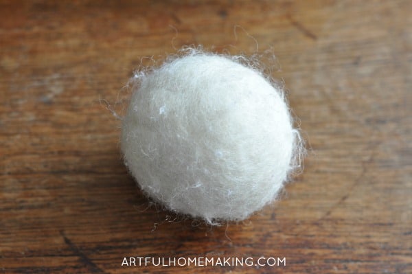 Wool roving dryer balls discount