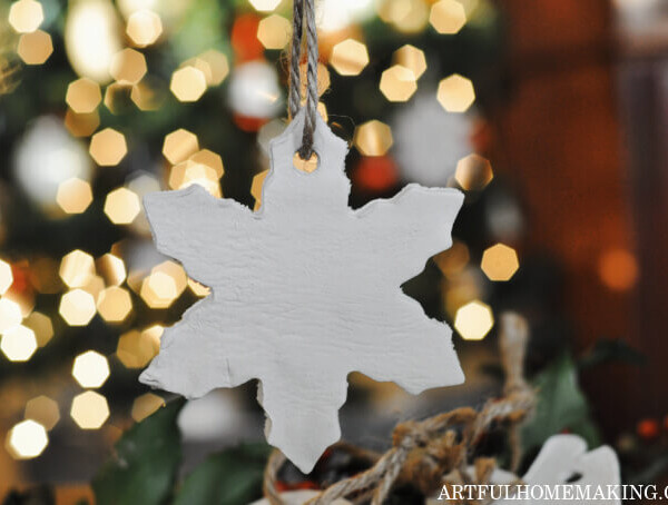 Air Dry Clay Christmas Ornaments