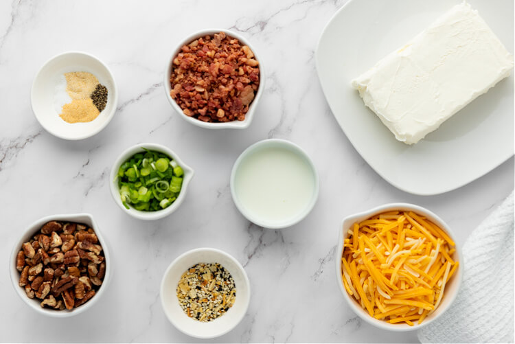 ingredients used to make a cheeseball