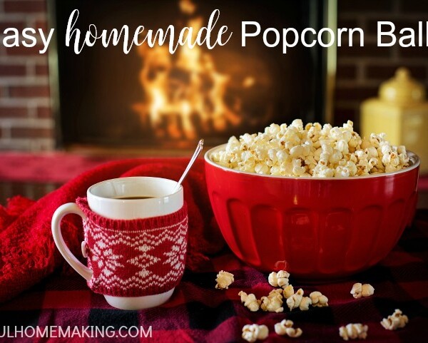 These easy popcorn balls just have 3 ingredients!