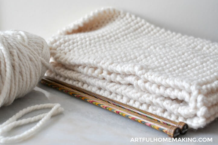 knit cowl pattern yarn needles