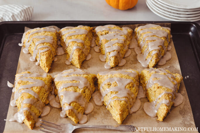 sourdough pumpkin scones