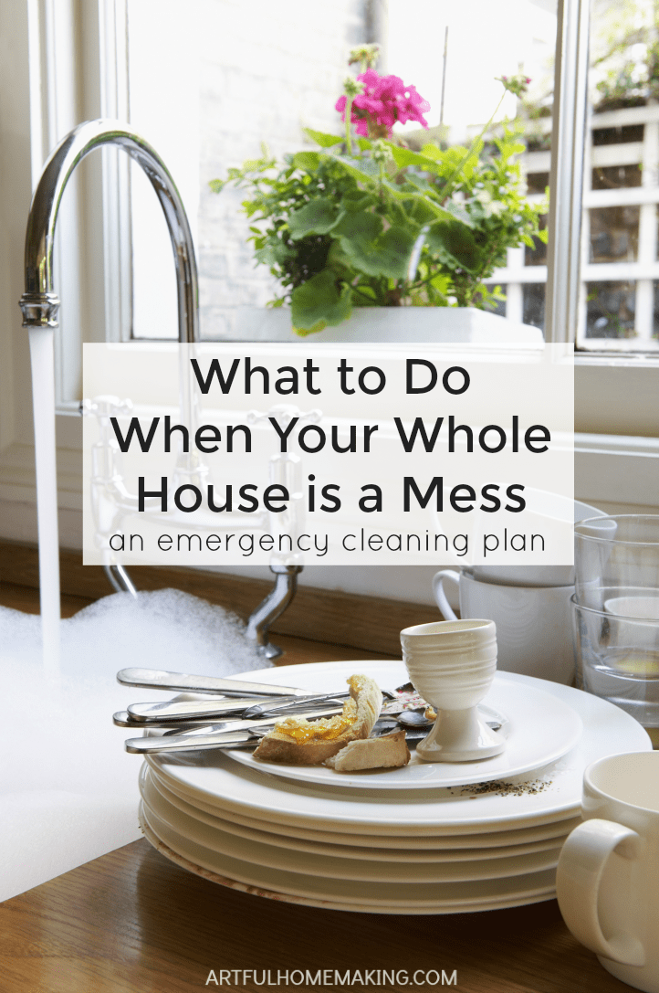 What to do when your whole house is a mess!