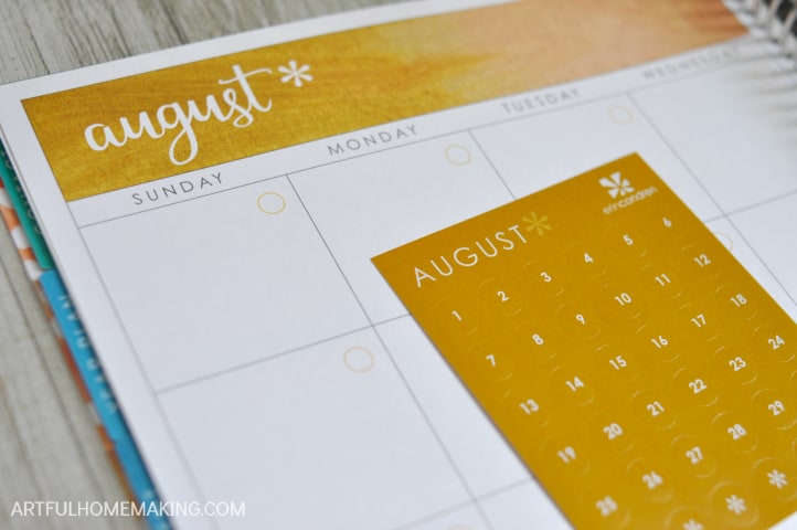 erin condren colorful calendar stickers