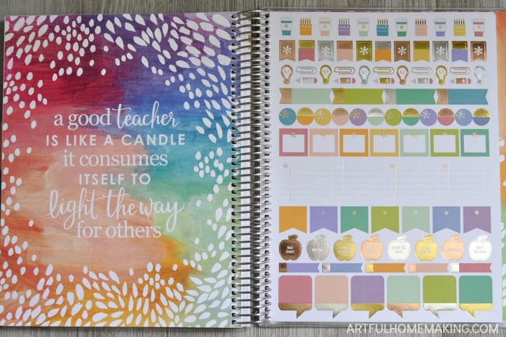 erin condren teacher planner stickers