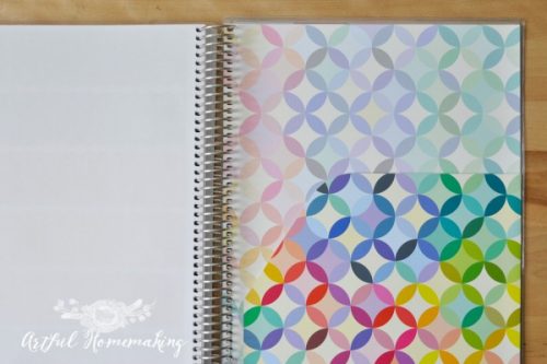 Erin Condren Teacher Lesson Planner for Homeschool - Artful Homemaking