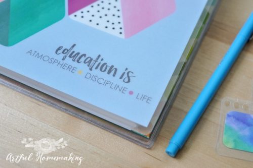 Erin Condren Teacher Lesson Planner for Homeschool - Artful Homemaking