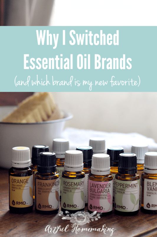 why I switched essential oil brands