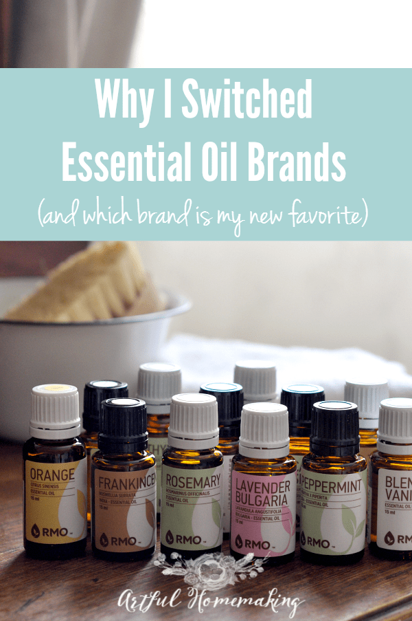 Why I Switched Essential Oil Brands