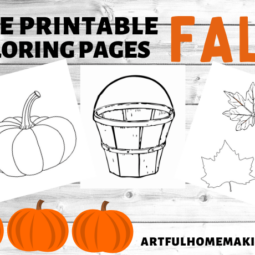 Fall Coloring Page Printables (Free)