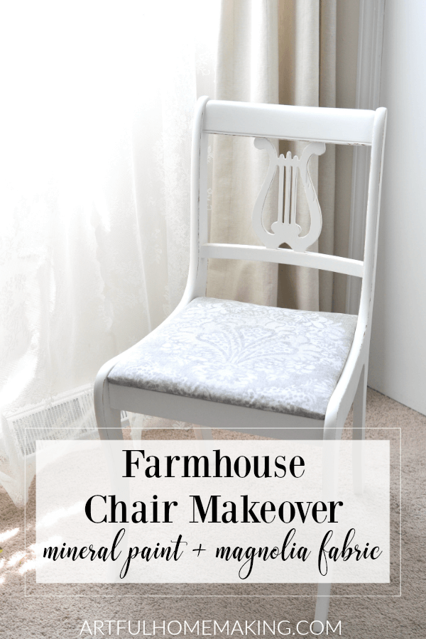 Farmhouse Mineral Paint Chair Makeover