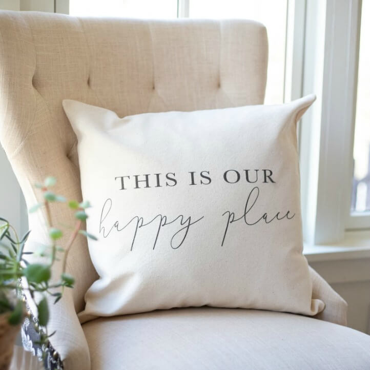 cozy home farmhouse chair pillow