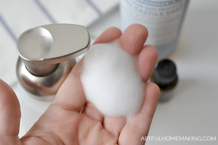 how to make foaming hand soap