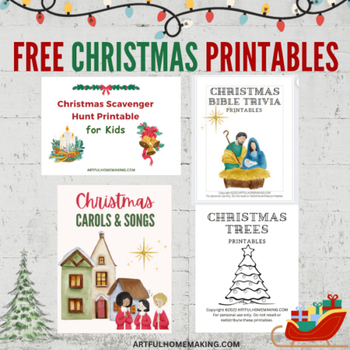 Free Christmas Printables for Kids and Adults - Artful Homemaking