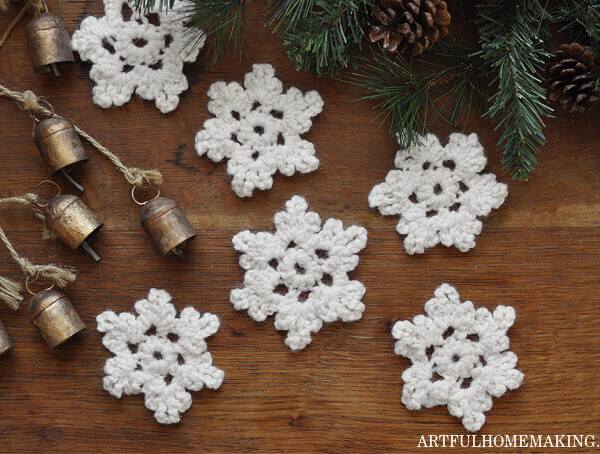 crochet snowflake pattern