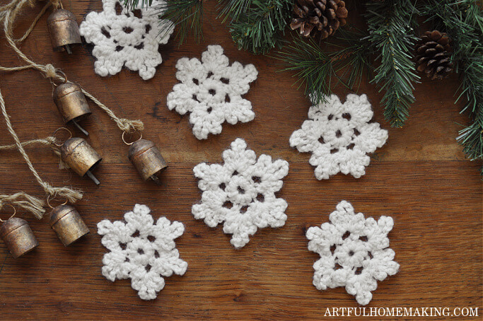 crochet snowflake pattern