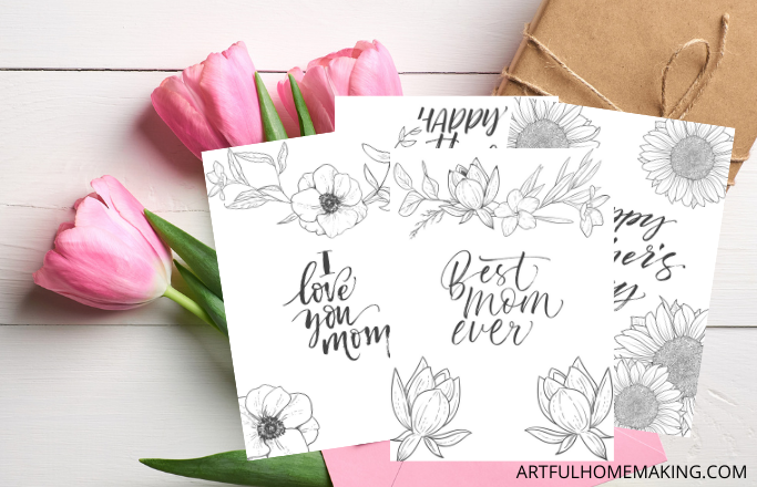 mother's day coloring pages