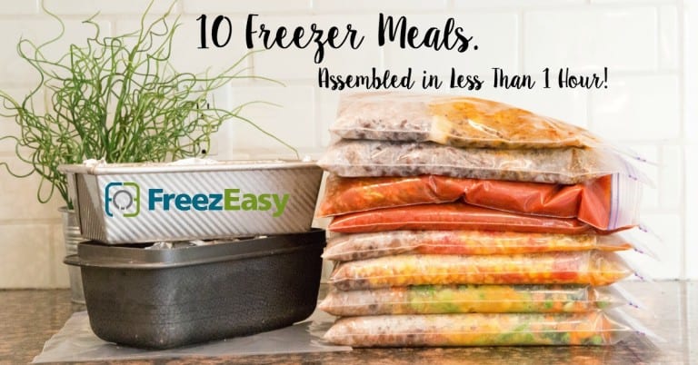 Save time with freezer meals!