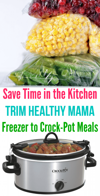 Love this awesome list of Trim Healthy Mama crock-pot freezer meals!!