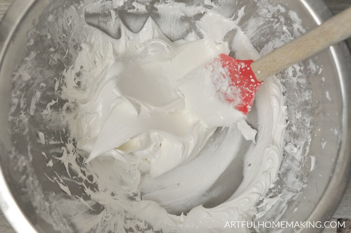 making icing for easy no-bake gingerbread houses