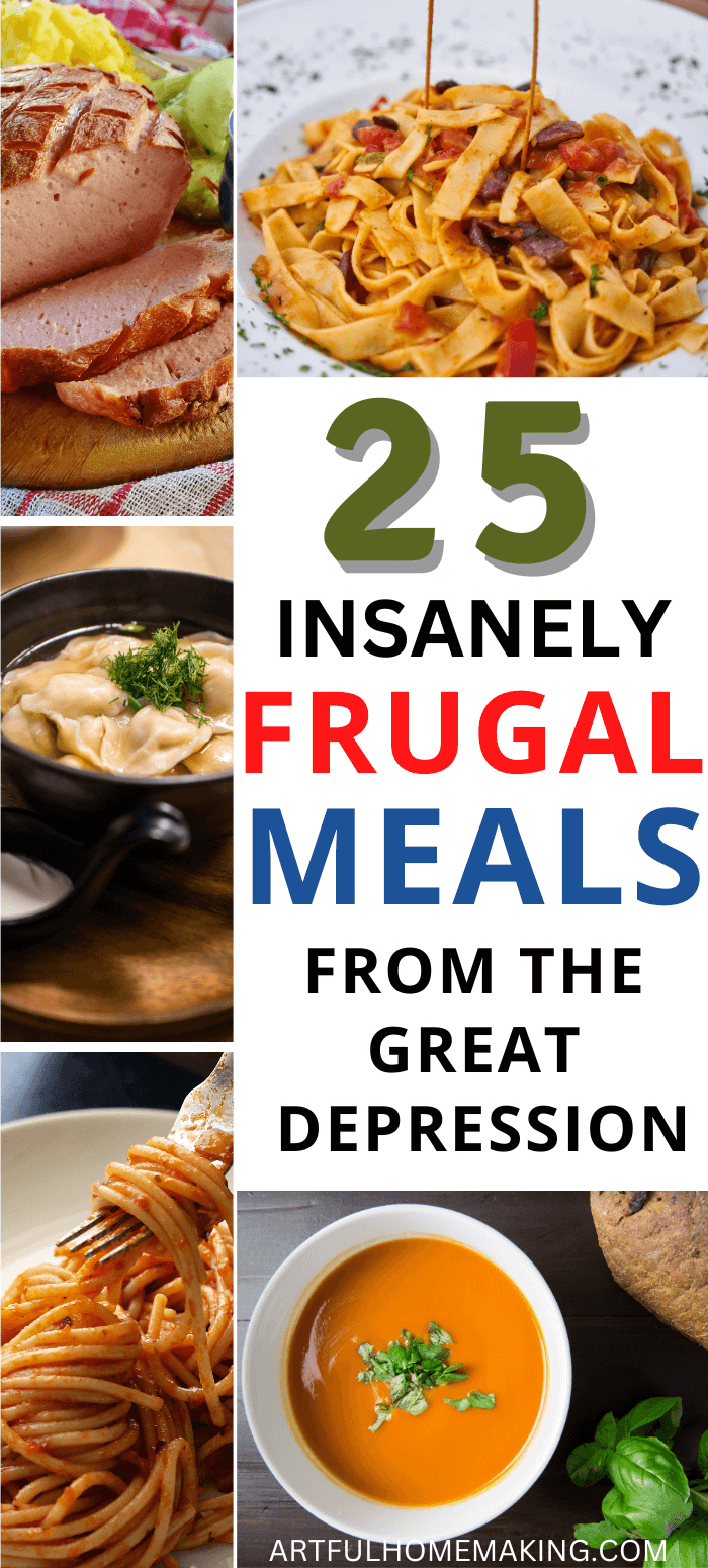 frugal depression era recipes